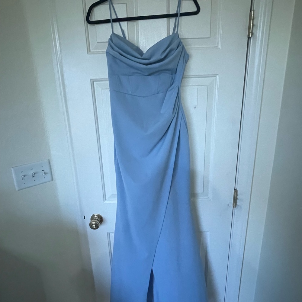 Formal Baby Blue Dress